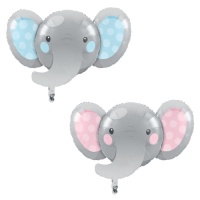 Elephant Baby XL Silhouette Balloon 62,4 x 92,9 cm