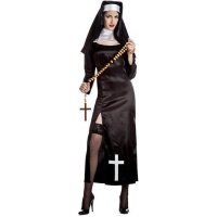 Costume de nonne avec robe sexy pour femmes