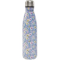 Bouteille de 500 ml avec des fleurs colorées