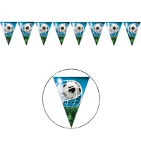 Drapeau de but bleu pour le football - 2,3 m