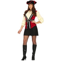 Costume de pirate à tête de mort pour femmes