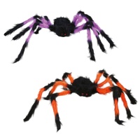 Araignée de couleur noire et velue de 75 cm