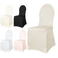 Housse de chaise colorée arrondie - 1 pc.