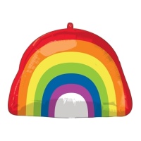 Ballon multicolore arc-en-ciel 45 x 35 cm - Anagramme