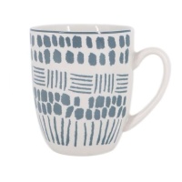 Mug 350 ml avec impression bleu-gris