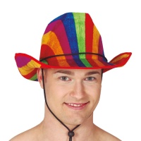 Chapeau de cow-boy multicolore