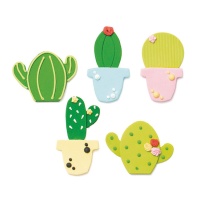 Figurine en sucre de cactus - Décorer - 5 unités