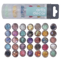 Set de paillettes et perles - Décor Artis - 1 pack