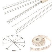 Set ruban de mesure, tiges et goupilles de blocage - Knitpro
