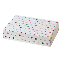 Boîte de 23,5 x 16 x 5 cm de confettis