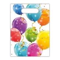 Sachet de bonbons ballons brillants - 6 pcs.