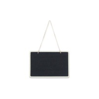 Tableau noir rectangulaire suspendu de 10 x 15 cm