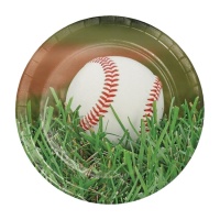 Plats de baseball 23 cm - 8 pcs.