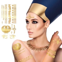 Tatouages temporaires égyptiens en or