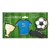 Coupeurs de football - Scrapcooking - 4 pcs.