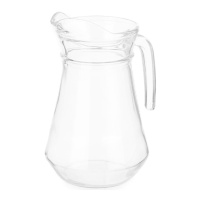 Pichet transparent de 1000 ml avec poignée