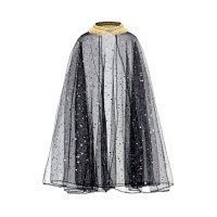 Cape en tulle noir pour enfants