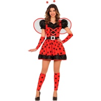 Costume de coccinelle avec robe pour femmes