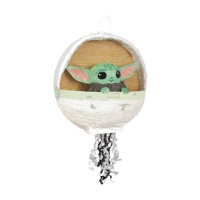 Pinata bébé Yoda 44 x 16 cm 3D