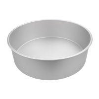 Moule rond en aluminium 30 x 30 x 7,5 cm - Decora