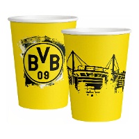 Gobelets du Borussia Dortmund de 500 ml - 6 unités