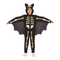 Costume de chauve-souris squelette pour enfants