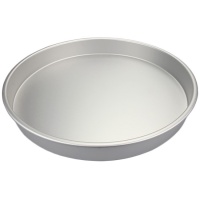 Moule rond en aluminium 40 x 40 x 5 cm - Decora