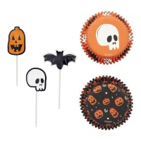 Capsule pour cupcakes et pics d'Halloween - Wilton - 72 pcs.