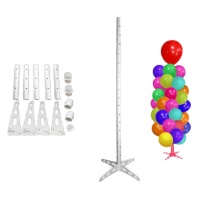 Colonne de ballons avec base triangulaire 1,75 m - 14 pièces - Liragram