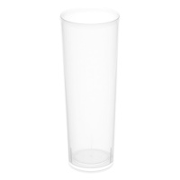 Béchers en plastique transparent de 300 ml - 10 pièces.