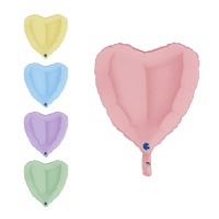 Ballon coeur mat 46 cm - Grabo