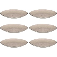 Assiette de 27 cm, spirale unie - 6 unités