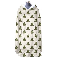 Sweat-shirt couverture avec motifs de sapins de Noël