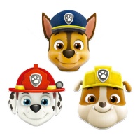 Masques de fête Paw Patrol - 6 unités