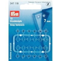 Boutons-pression en plastique 0,7 cm - Prym - 12 pcs.