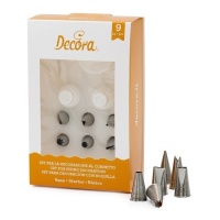 Kit de buses, adaptateurs et petits clous - Decora - 9 pcs.