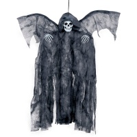 Pendentif squelette avec ailes