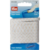 Bande super élastique 0,7 cm blanche - Prym - 10 m