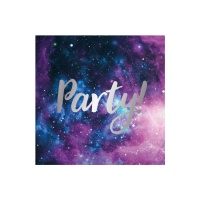 Serviettes de table Space Party 16,5 x 16,5 cm - 20 pcs.