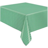 Nappe de pique-nique métallisée verte 1,37 x 2,13 m