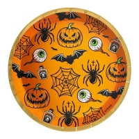 Assiettes Halloween 23 cm - 6 pcs.