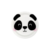 Assiettes Panda Bear 17 cm - 8 pcs.
