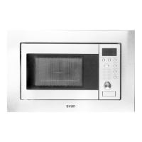 Four à micro-ondes encastrable 800 W avec grill - Svan SVMW820EIA