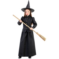 Costume de sorcière noire pour filles