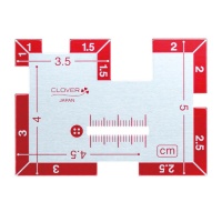 Règle à mesurer les coutures de 7 x 5 cm - Clover