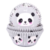 Capsules pour cupcake de l'ours Panda - Maison de Marie - 50 pcs.