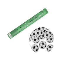 ballon de football, 40 cm, canon à confettis