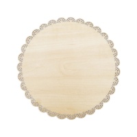 Base de gâteau ronde en bois de 29 cm - Scrapcooking