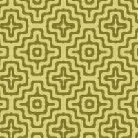 Tissu de coton géométrique Enid - Indigo