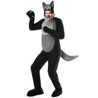 Costume de loup avec nez pour adultes